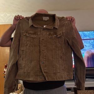 Tan Corduroy Polo by Ralph Lauren men’s jacket size XL